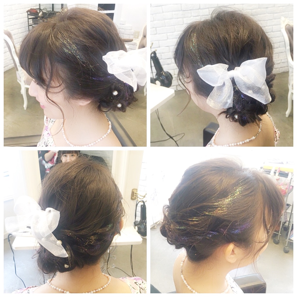 ふわふわヘアアレンジ